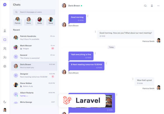 Chatvia - Laravel Pusher Chat App
