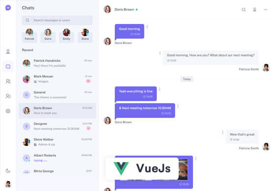 Chatvia - VueJs Chat App Template