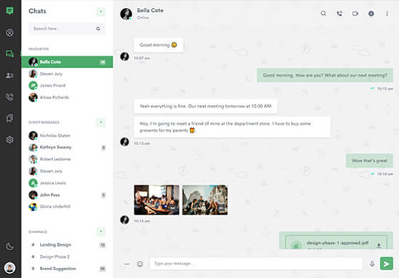 Doot - Chat App Template + Sketch, Figma & Adobe XD