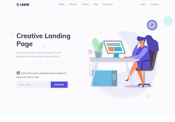 Lezir - Bootstrap 5 Landing Page Template