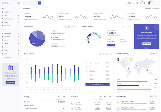 minia Admin & Dashboard Template