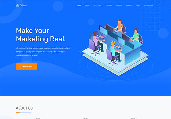 Zooki - Bootstrap 5 Landing Page Template
